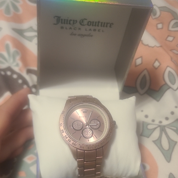 Juicy Couture Rose Gold Watch Ladies Wrist Watch